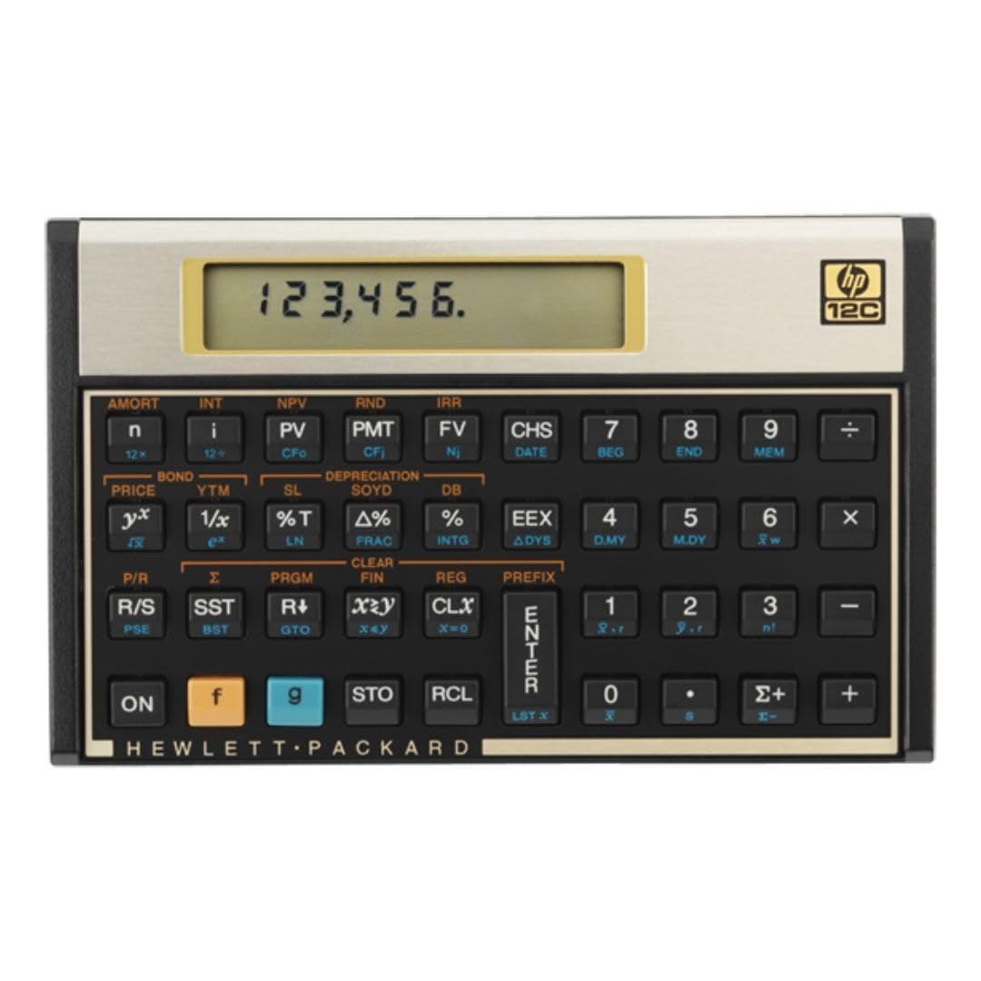 Calculadora Financiera Hp 12c Negro/dorada