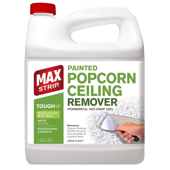 Removedor de cielorrasos Max Strip para pintura y textura popcorn, gel de 3,8 L