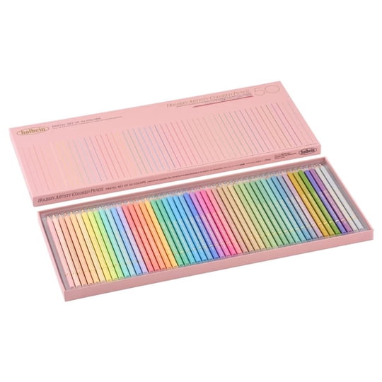 Lápices De Colores Holbein Pastel - Set De 50 Colores