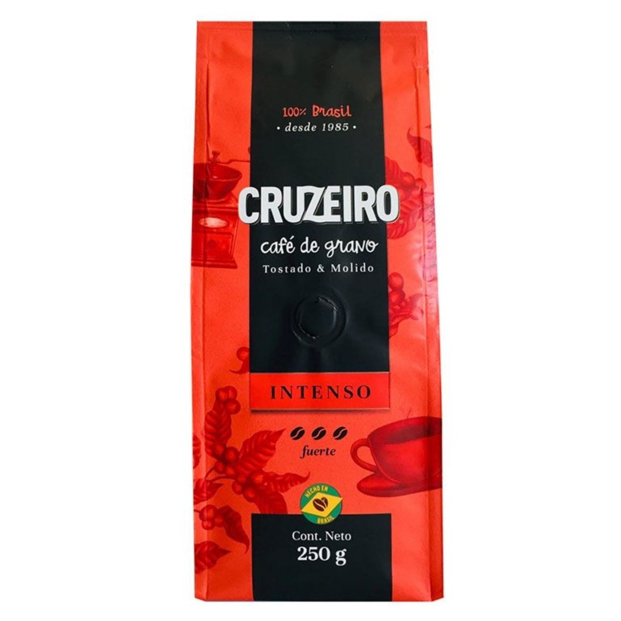 Café Grano Molido Intenso Bolsa 250 gr Cruzeiro