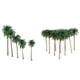 thumbnail image 5 of 20 Piezas De Palmeras De Coco Modelo Verde (1/65 Y 1/75) Paisaje De Dise?o De Tren, 5 of 5