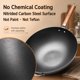 thumbnail image 4 of Wok WANGYUANJI de Acero al Carbono 36 cm Fondo Plano con Tapa, 4 of 8