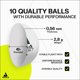 thumbnail image 5 of Set JOOLA Quattro de 4 Palas de Ping Pong + 10 Pelotas + Estuche, 5 of 6