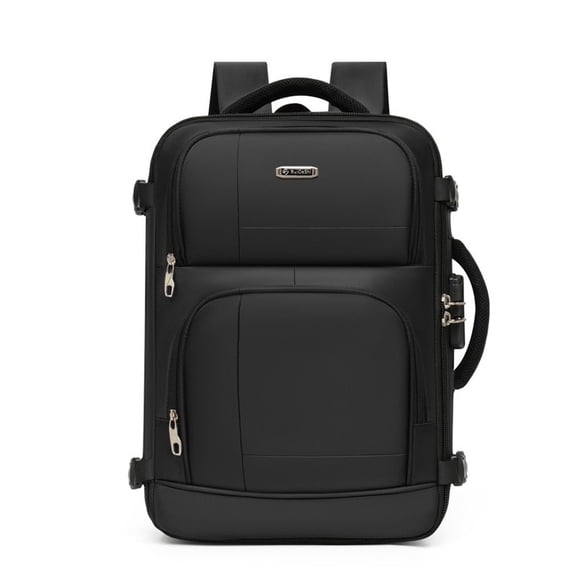 Mochila Negra de Viaje / Equipaje de Mano Multifuncional