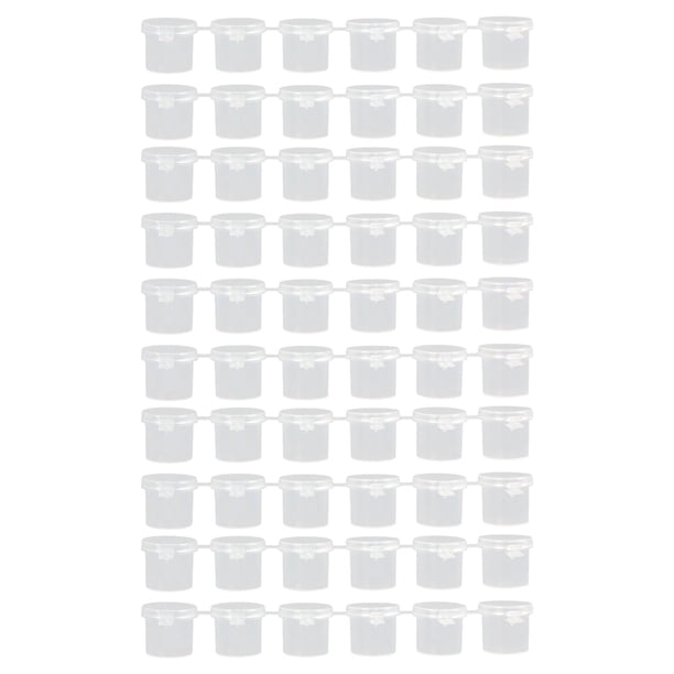 Botes de pintura vacíos, tiras de pintura vacías para niños, contenedores de almacenamiento de pintura acrílica ligeros, Mini vasos de pintura para fi 10 Uds. 10ml 225 cm