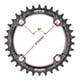 thumbnail image 3 of Plato Redondo Mtb Narrow Wide Bicicleta 30t 32t 34t 36t 38t azul, 3 of 8