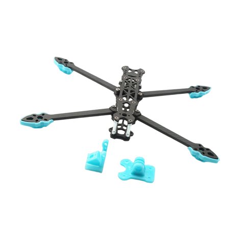 Magideal - Armazón De Cuadricóptero, Armazón Cuádruple, Armazón De Abejón, Componentes De Abejón, Piezas De Abejón, Marco De Abejón Rc, Piezas De Bricolaje Para Azul
