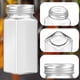 thumbnail image 4 of Frascos de vidrio para especias con tapa, frascos de vidrio de 113 g, botellas para condimentos para especiero, gabinete y cajón., 4 of 5