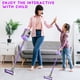 thumbnail image 5 of Aspirador de juguete de limpieza BLAXTEM 4 en 1 para niños con succión real, color morado, 5 of 6