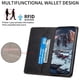 thumbnail image 3 of Funda tipo cartera con bloqueo RFID para Xiaomi Redmi Note 14 Pro 4G Con tapa abatible, portatarjetas, cierre magnético, TPU y soporte Negro, 3 of 6