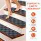 thumbnail image 4 of Alfombrillas para escalones BAGAIL BASICS, 15 unidades, 20 x 76 cm, antideslizantes, 4 of 9