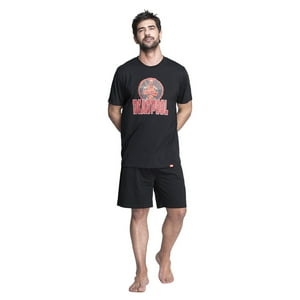 Top - Pijama Verano Hombre Algodón Marvel C2