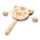 thumbnail image 2 of Sonajeros De Madera De Percusión Manual, Prácticos Y Duraderos Para Acampar, Regalo, Cerdo, 2 of 5