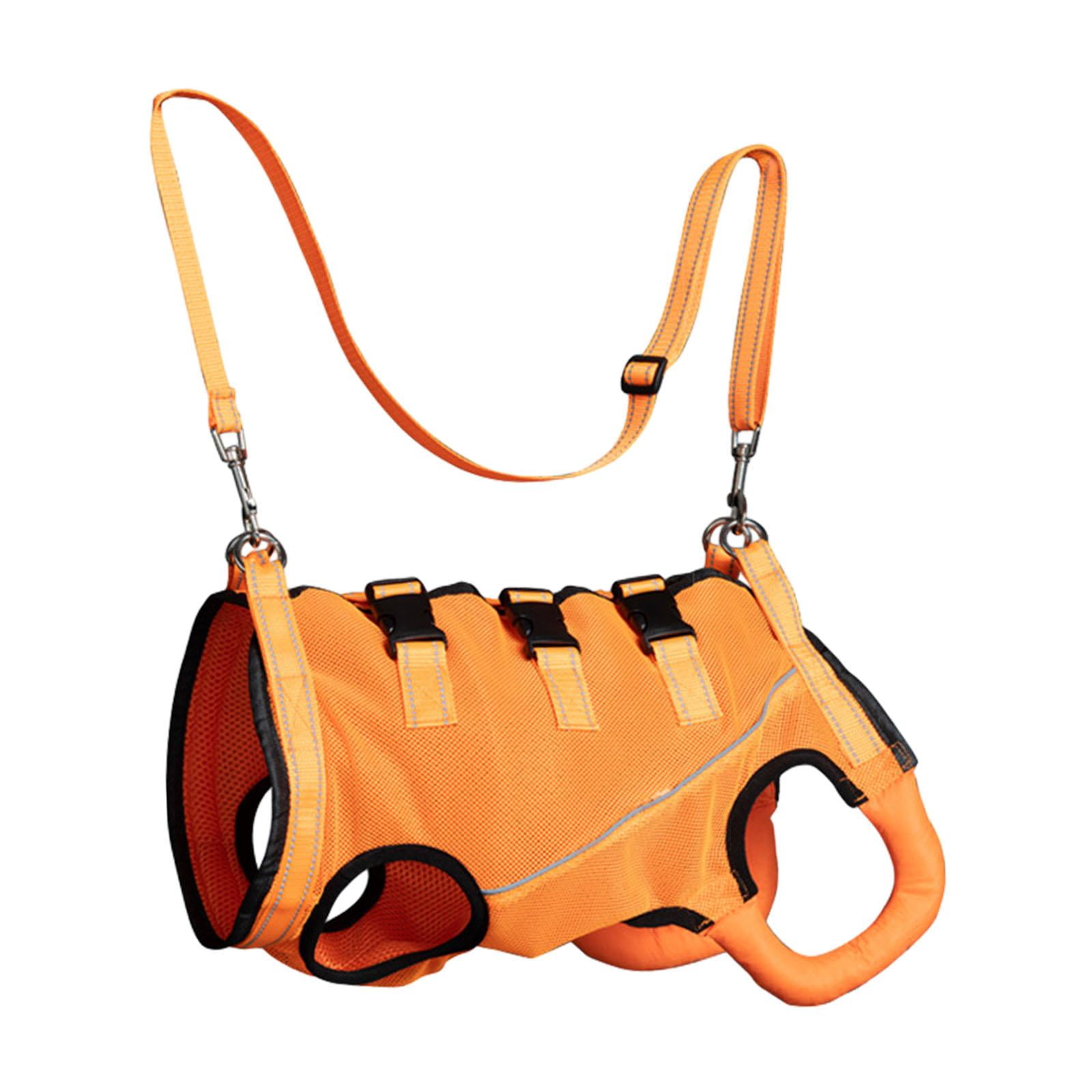 Magideal - Arnés De Elevación Para Perros Correa De Elevación Para Perros Transportín De Soporte Completo Chaleco Para Caminar Arnés Transportín Para Perros Para Xs Naranja