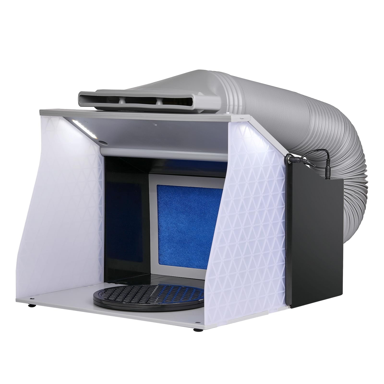 Cabina De Aerógrafo Portátil Vevor Hobby Con Luz Led