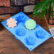 thumbnail image 4 of Juego de 4 moldes de silicona para pasteles con forma de flor, con 6 agujeros, hechos a mano, para hacer jabón, postres, hornear, moldes de silicona para jabón, bandejas de hielo, gelatina, pastel de, 4 of 8