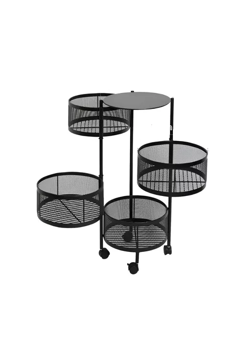 Genérico - Carro Organizador Ruedas Verduras 4 Niveles