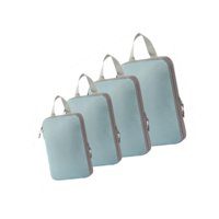 Bothyi - 4 Bolsas De Compresión Para Almacenamiento, Organizadores De Equipaje Para Ropa De Exterior, Color Azul