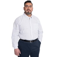 Kotting - Camisa Hombre Cuello Semi Italiano Bolsillo Pecho Cuadro