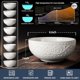 thumbnail image 2 of Cuencos de cereal Artena 737 ml 6 piezas con relieve blanco, 2 of 7