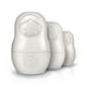 thumbnail image 1 of Juego de 6 tazas medidoras originales Fred Matryoshka, color blanco, 1 of 3
