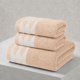 thumbnail image 1 of Juego De 3 Toallas De Baño 100% Algodón De Cuerpo Y Manos Beige, 1 of 3