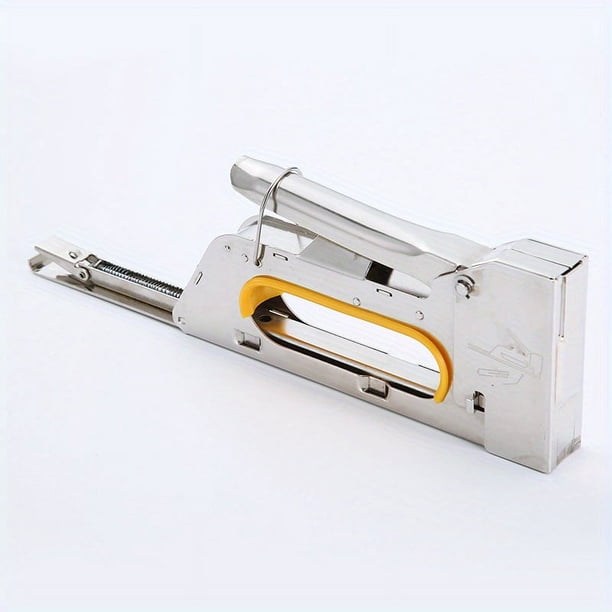 1pc 3 In 1 Heavy-duty Stapler For DIY Home Decor Furniture Wood Frame Stapler, Multi-tool Hand Nail Gun Nail Gun Bandage Pliers Four-piece Set Art Supplies Outdoor Camping Industrial Tools