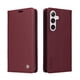 thumbnail image 3 of Funda Billetera de Cuero para Samsung Galaxy S25 Plus con Tarjetero y Soporte - Tapa Magnética Rojo, 3 of 6