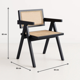 thumbnail image 4 of Pack de 4 sillas Chandigarh de madera - Negras, 4 of 7