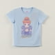thumbnail image 1 of Polera Manga Corta Niña Cenicienta Princesas Celeste Disney, 1 of 3