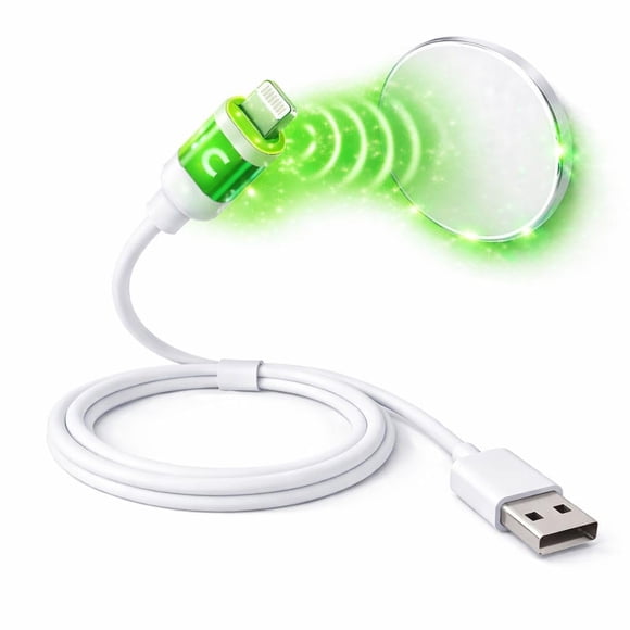 Cable de carga MAGNICPRO LED para iPhone Lightning de 6 pies con imán