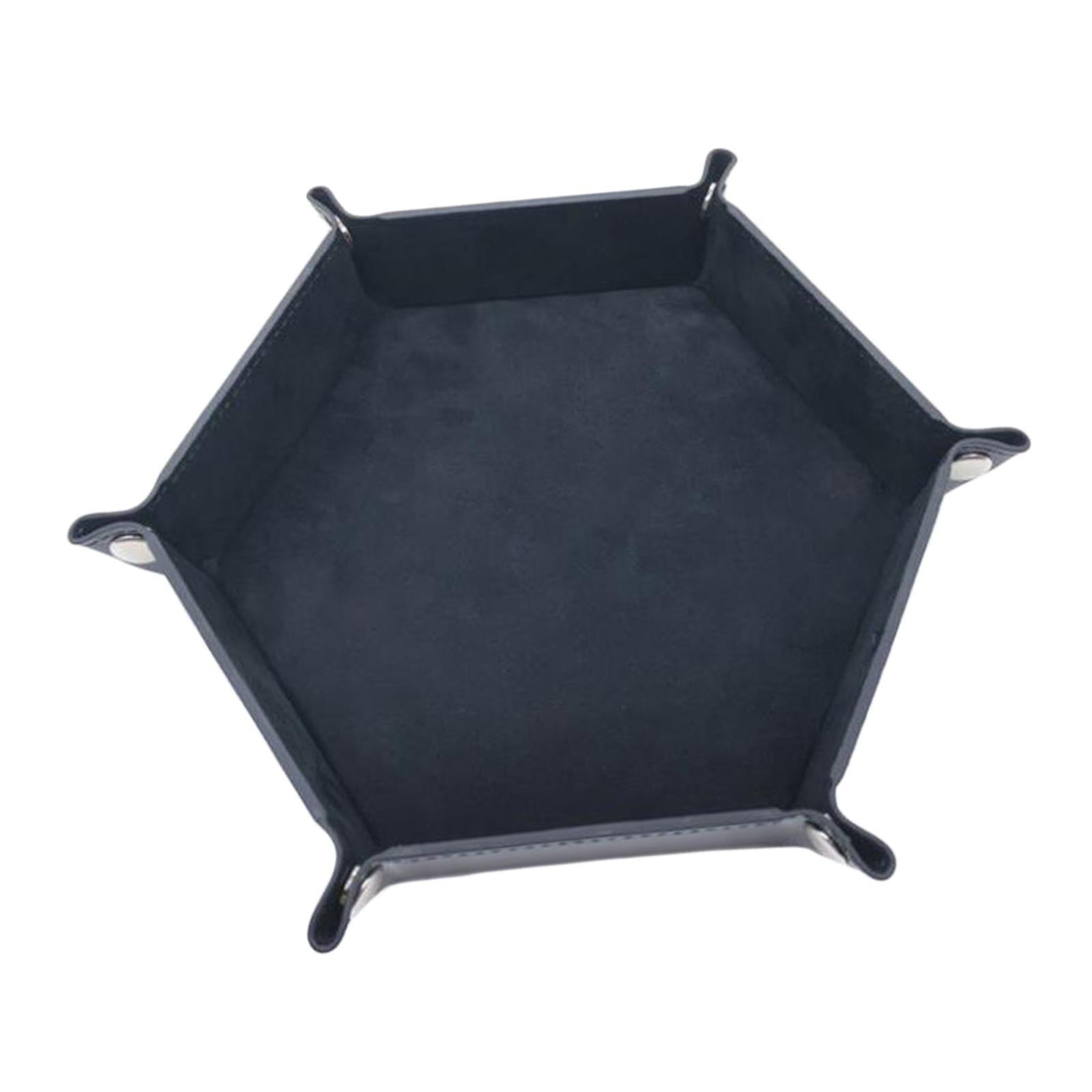 Bothyi - Soporte Plegable Para Bandeja De Dados, Terciopelo De Cuero Pu Para Juegos De Mesa, Dulces, Auriculares