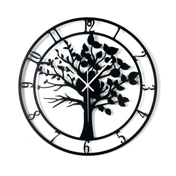 Reloj Blorple 51 cm Árbol de la Vida Silencioso Decorativo