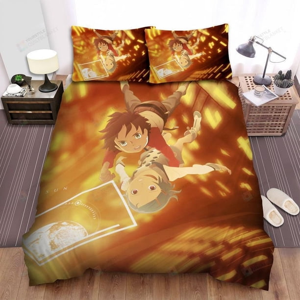 Eureka Seven Anime Eureka And Renton Quilt Duvet Cover Set Bedding3-Piece Bedding Set
