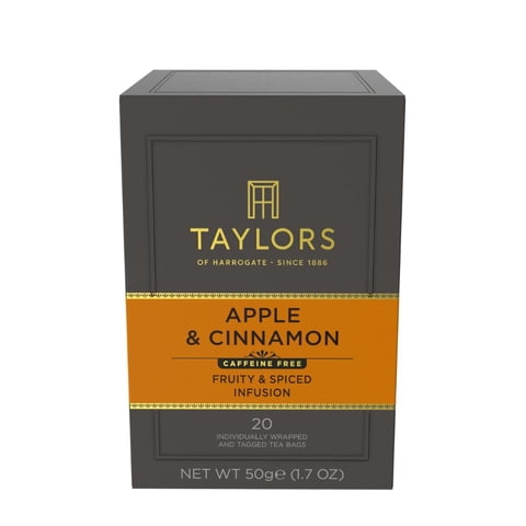 Té De Hierbas Taylors Of Harrogate Manzana Y Canela 120 Bolsitas