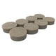 thumbnail image 1 of Deslizadores Para Muebles Shepherd Redondos De Fieltro De 1 Set De 8 Beige, 1 of 8