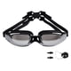 thumbnail image 5 of Gafas de natación unisex Estuche antivaho Protección UV Protección ajustable Tapón para los oídos Gafas para niños Mujeres Buceo Hombres , negro, 5 of 5
