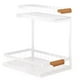 thumbnail image 1 of Organizador Multiusos para Cocina o Baño de Acero al Carbono – 2 Niveles Deslizantes, Compacto y Resistente, Ideal para Cocina, Baño y Lavandería – Fácil Montaje, Color Blanco – Chic Haus", 1 of 6