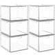 thumbnail image 1 of Organizador acrílico apilable Caktraie de Storage Drawers, paquete de 6, 1 of 8