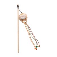 Magideal - Varita De Juguete Para Gatos, Juguete De Peluche Para Gatos, Dispositivo De Ejercicio, Juguete Interactivo Para Gatos Con Campana Para Otras Mascotas , Osa Oso