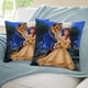 thumbnail image 3 of Bella de La Bella y la Bestia Fundas de almohada de terciopelo con tema, regalos de funda de almohada, decoración para el hogar, cojín de lanzar, regalo de cumpleaños para fans y parejas.66*66cm., 3 of 6
