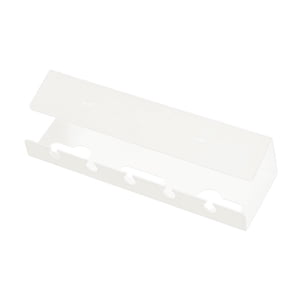 Magideal - Gestión De Cables Debajo Del Escritorio, Gestión De Cables, Práctico Estante Portátil, Organizador De Escritorio, Estante De Almacenamiento De Mesa Pa Blanco