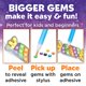 thumbnail image 5 of Kit de pintura con diamantes Creativity para niños Big Gem Halloween, 5 of 8