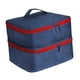 thumbnail image 1 of Bolsa De Transporte, Bolígrafos Con Puntos, Capacidad Para 30 Botellas, Estuche Organizador De Esmalte De Uñas De Viaje, Rojo Y Azul, 1 of 3