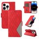 thumbnail image 2 of Funda Cartera para iPhone 14 Pro Max con Tarjetero Soporte y Correa Rojo, 2 of 6