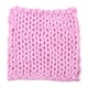 thumbnail image 1 of Manta Tejida a Mano Acolchada Rosa, 1 of 3
