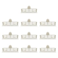 Ioensy - Extractor De Miel De La Jaula Del Clip De Abeja Reina De 10Pcs Para La Apicultor De Escape De Abejas Eficientes