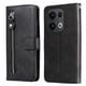 thumbnail image 4 of Funda con Cremallera para OPPO Reno 14 Pro 5G, Carcasa Cartera de Cuero PU con Soporte y Tarjetero, 4 of 5
