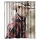 thumbnail image 1 of Cortina de ducha Jason Aldean, juego de cortinas de baño con ganchos, tamaño 60 x 72 pulgadas, 1 of 3