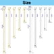 thumbnail image 4 of 10 extensores de collar de plata, extensores de pulsera de oro, cadenas de extensión de collar con cierres de langosta y extensores de cierre para fabricación de joyas de mujer., 4 of 7